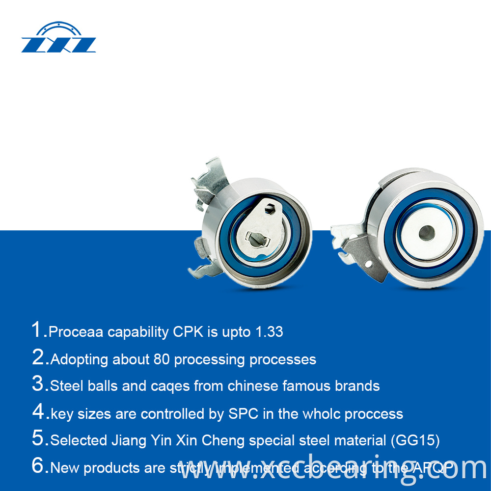 Tensioner bearings